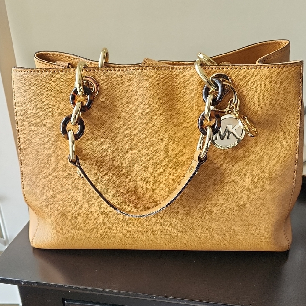 Michael Kors Tan Saffiano Leather Tote